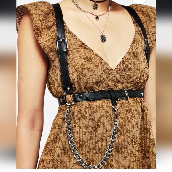 Disturbia Accessories - 955 NWT Disturbia Alice Chain Harness Sz M/L